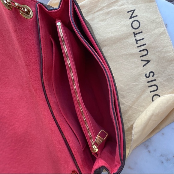 SOLD Louis Vuitton Pallas Chain Monogram Dahlia Envelope Shoulder Bag - Picture 14 of 16